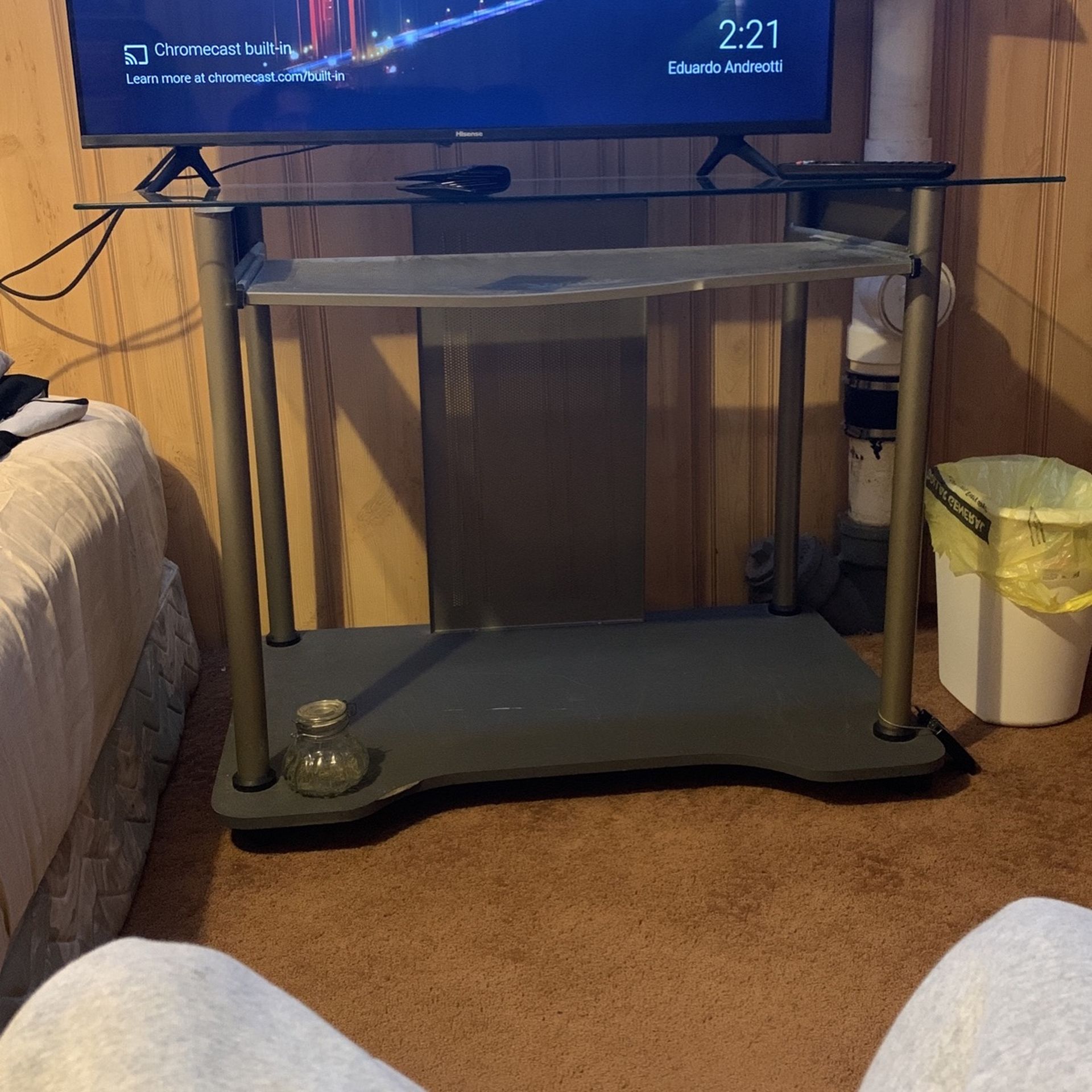Glass Top Desk