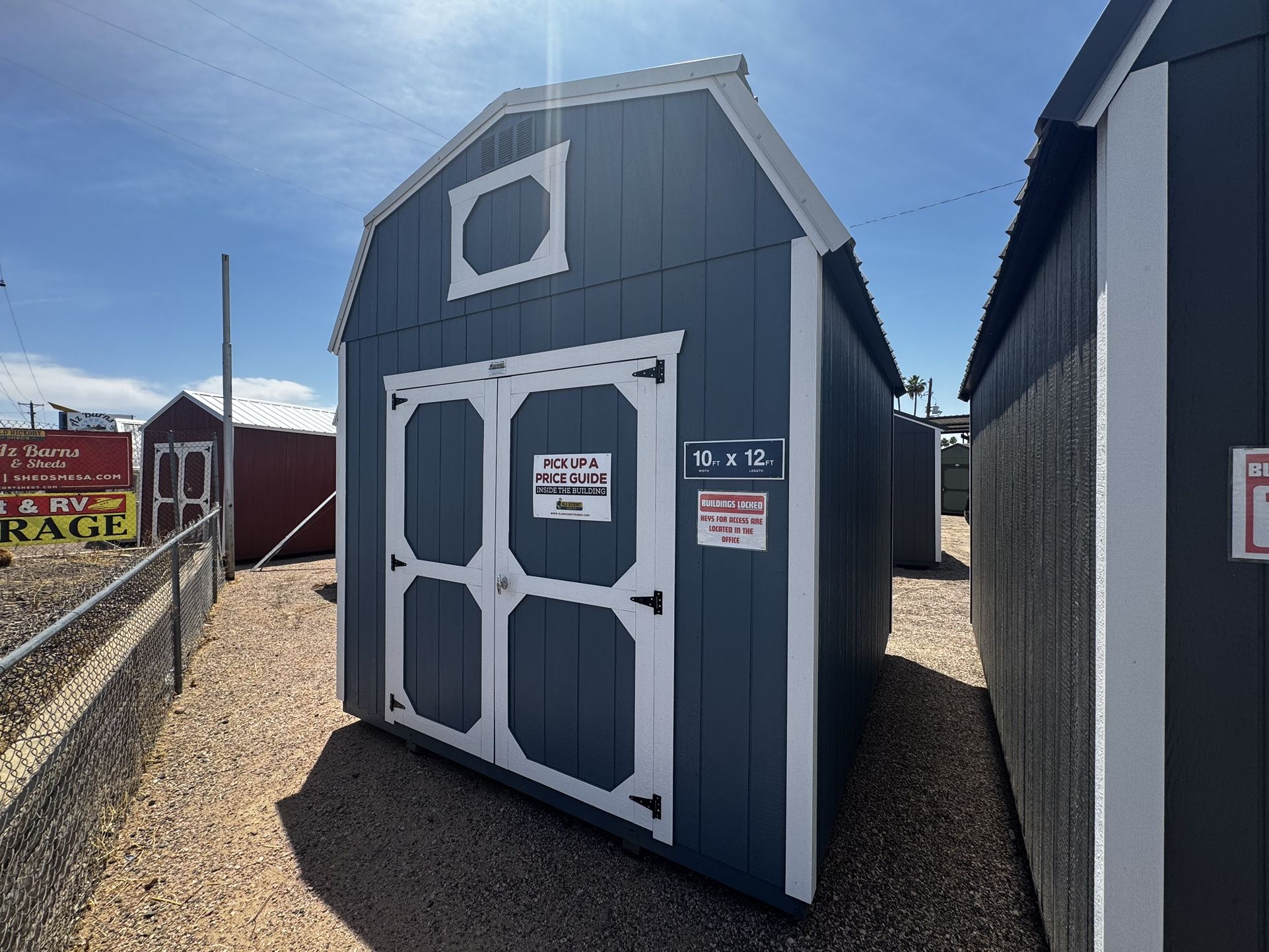 10x12 lofted barn / shed / storage / tools / garden