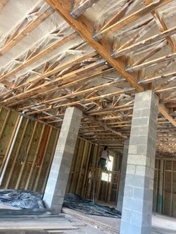 Spray foam insulation