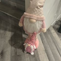 Cute Gnome & Baby Gnome Toy Or Decor - New!