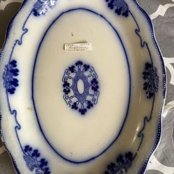 Antique Salt Glaze Glass Platters