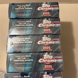 2025-26 Topps Chrome NFL Mega box