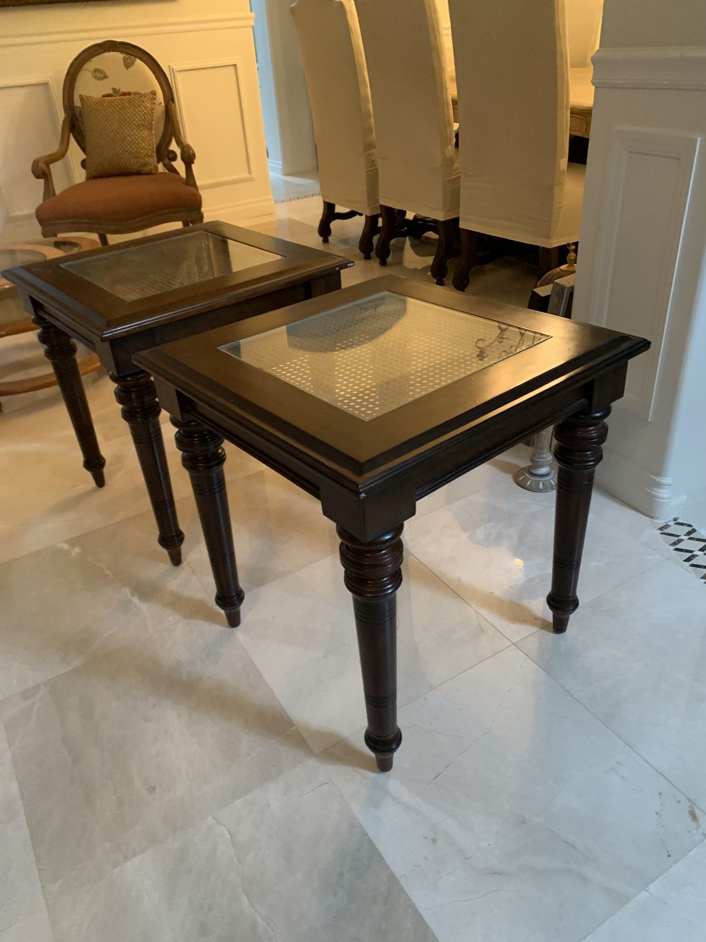Two end tables