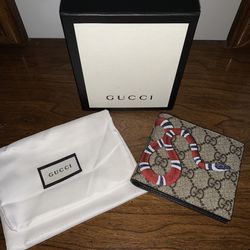 Gucci Brown Snake Wallet 