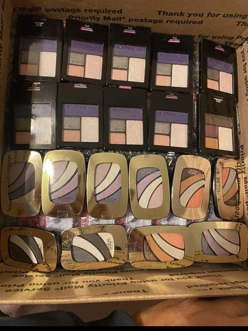 Mixed Makeup Lot of Covergirl, L'Oreal, Maybelline, etc)