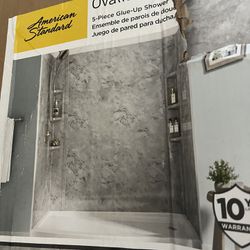 Five Piece Glue-Up Shower And Shower Door
