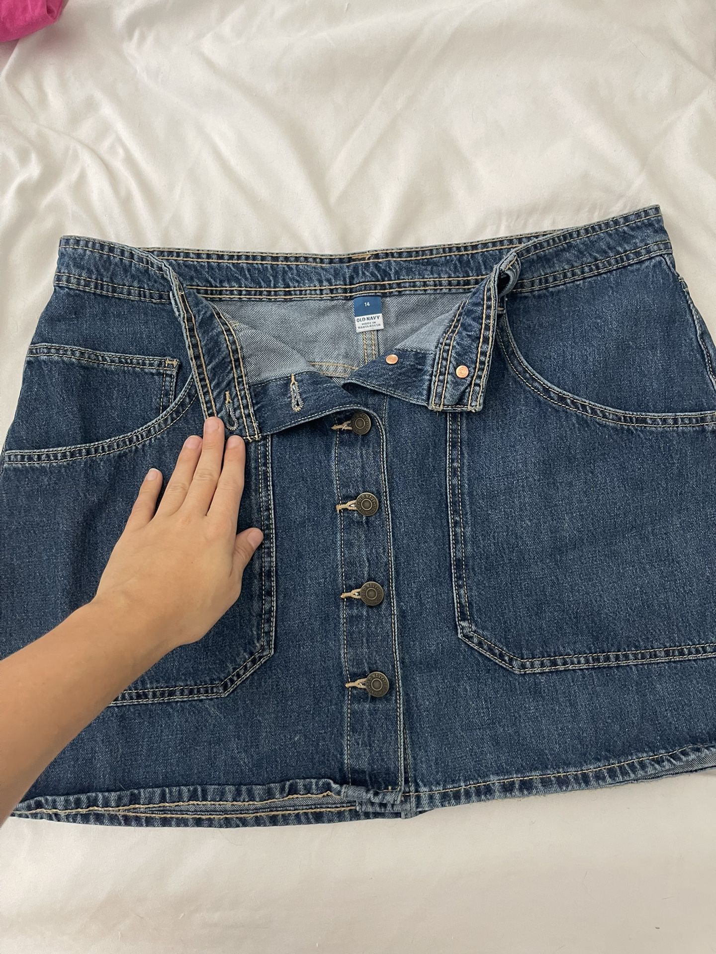 Old Navy Denim Skirt Size 14