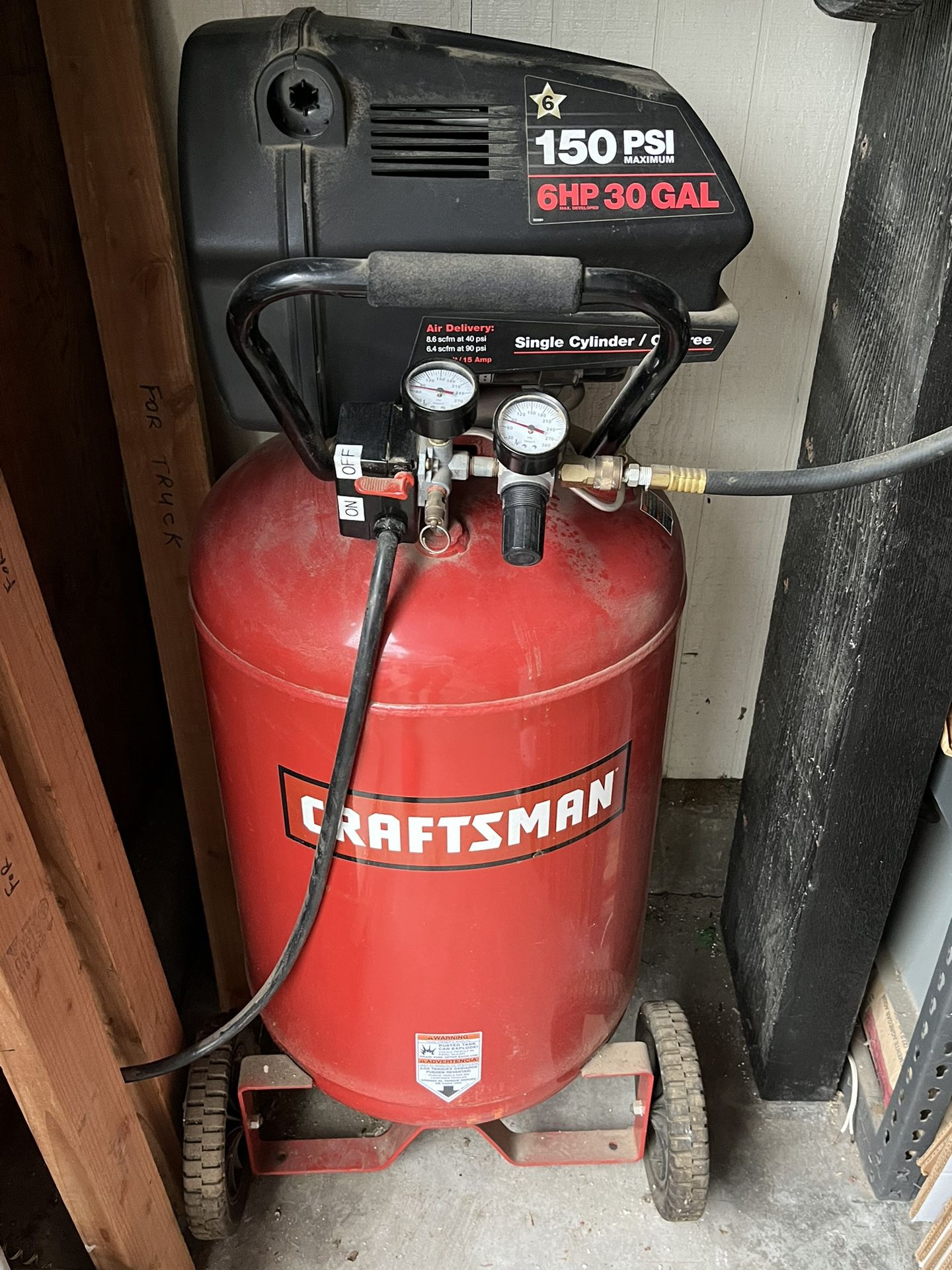 Craftsman Air Compressor Oil Free Hose included for Sale in El