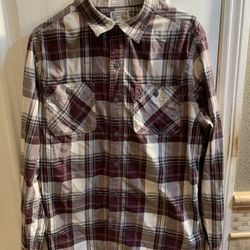 Converse plaid shirt men’s medium