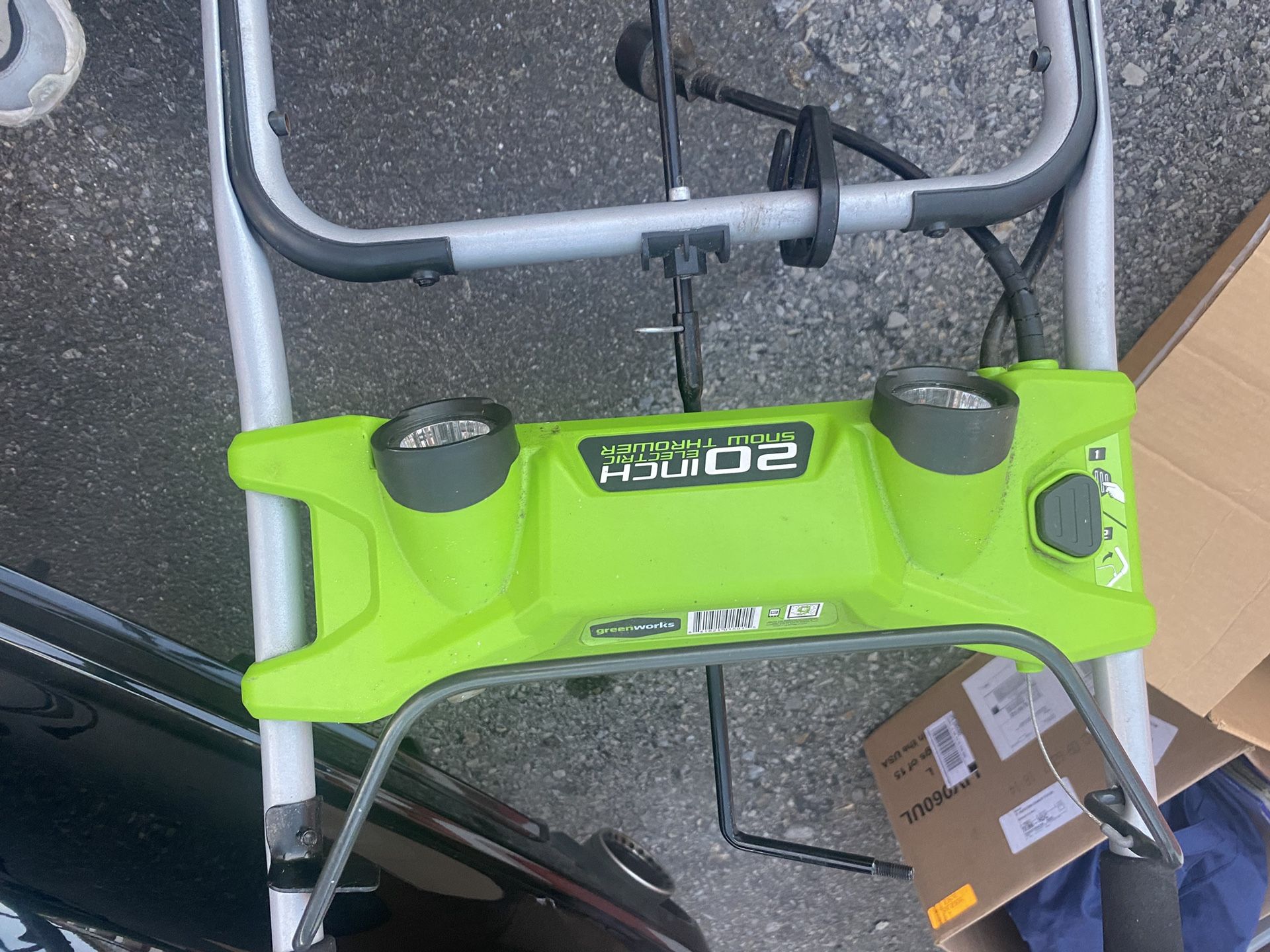 Green works Snow Blower