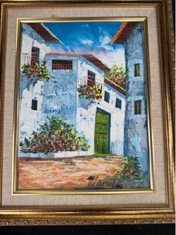 Painting with frame