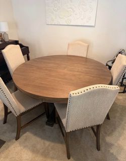 Ashley dining table with 5 chairs