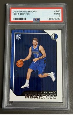 2018 Panini Hoops - Luka Dončić #268 RC Dallas PSA 9