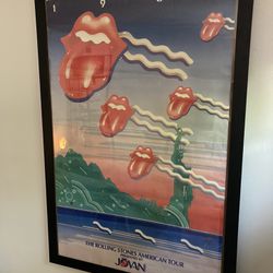Original Rolling Stones Tour Poster 1981