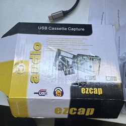 USB Cassette To MP3 Converter Capture EZCap Audio Super USB Portable Cassette