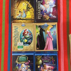 Disney Classic Animation Blu-ray DVD Movies Collection