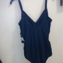 Black One piece Swimsuit