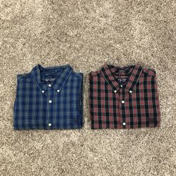 CHAPS Long Sleeve Button Down Dress Shirts