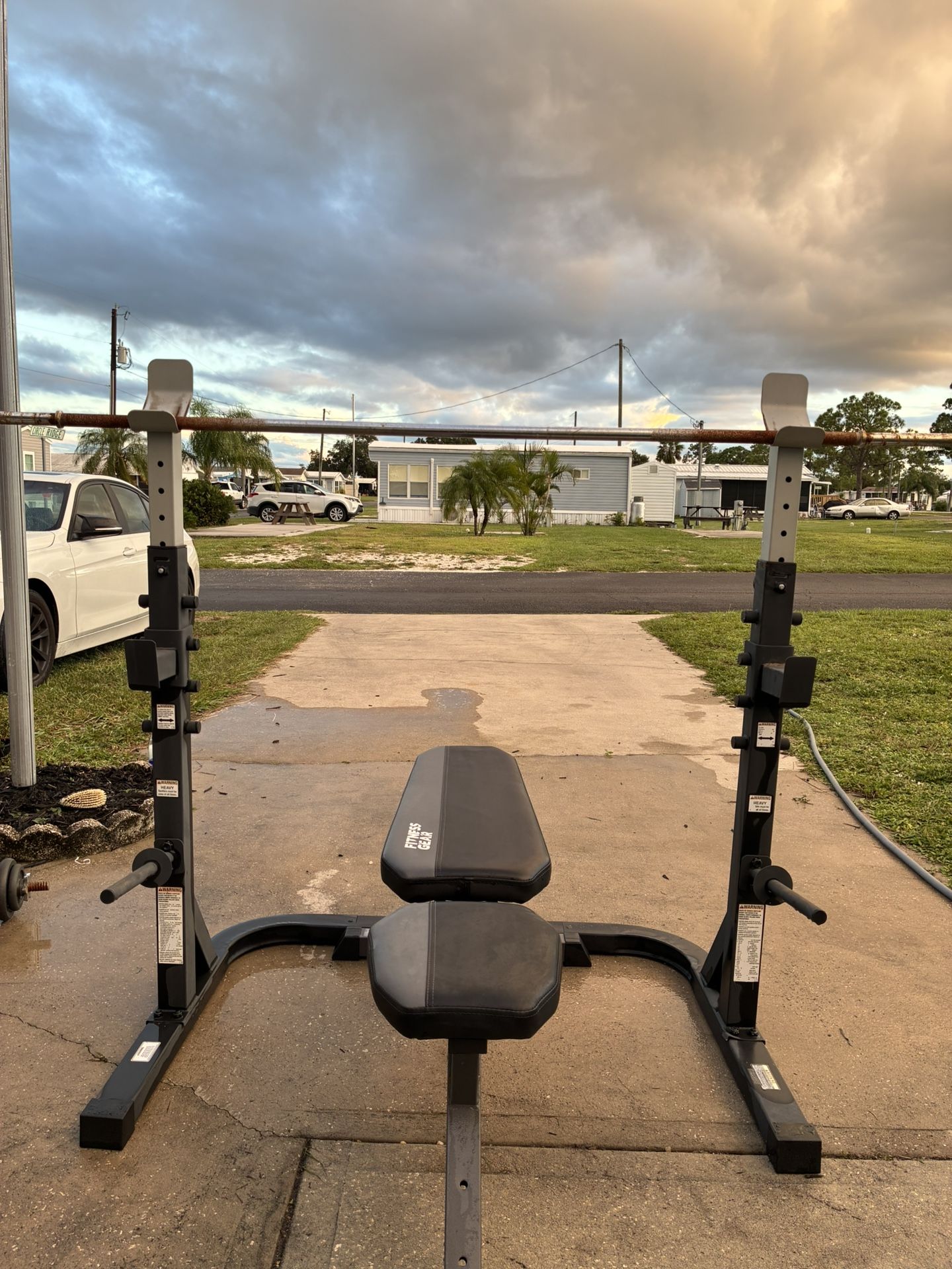 Bench Press Work Out Equipment Squat Rack