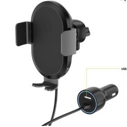onn. Wireless Charging Car Vent Mount