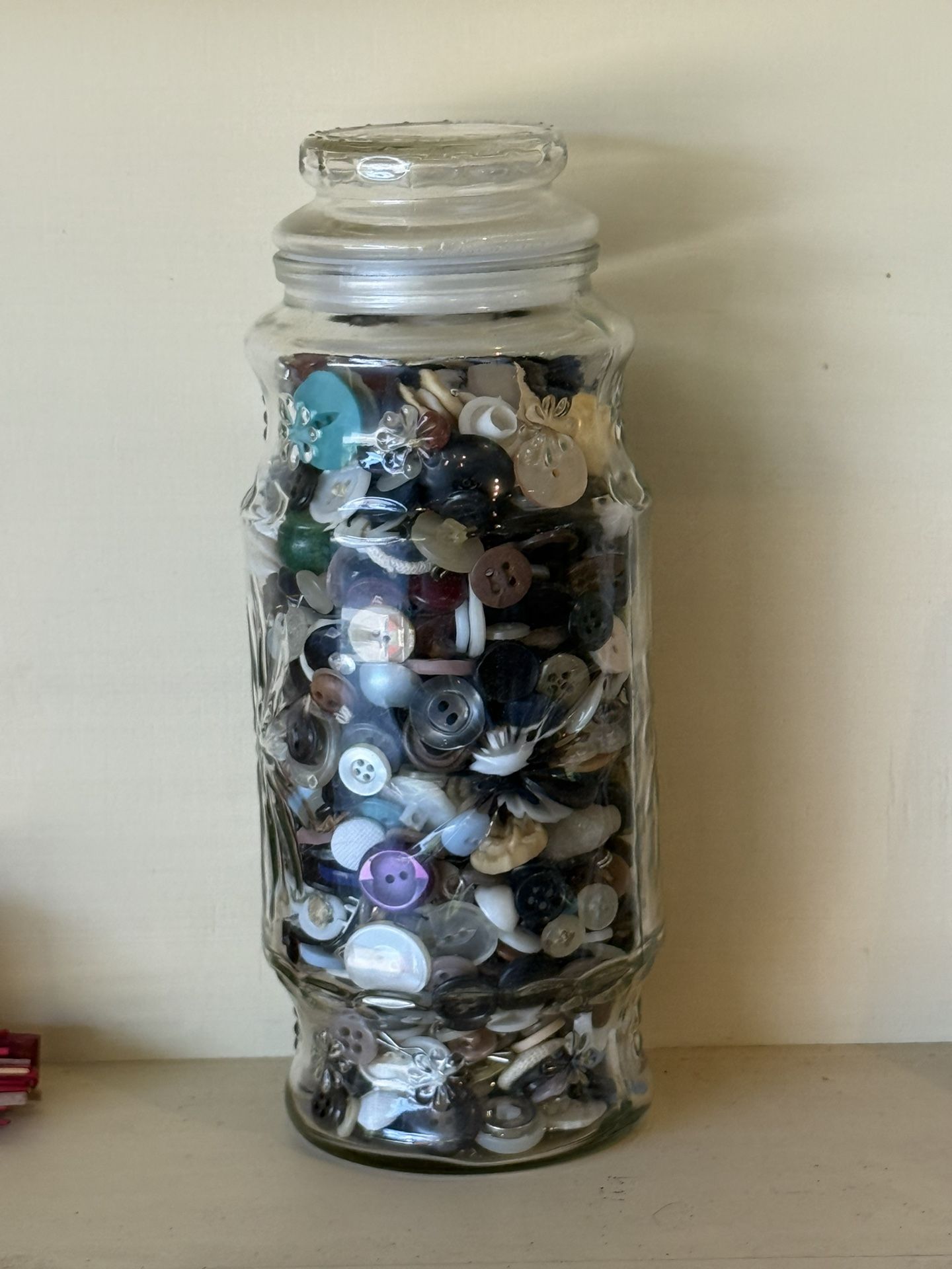 Jar Of Vintage Buttons