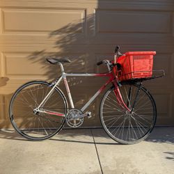 1980s Vintage 50cm Panasonic DX2000 Road Bike (Red & White)