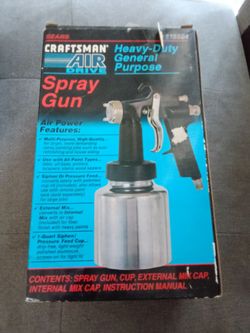 Craftsman's air drive spray gun