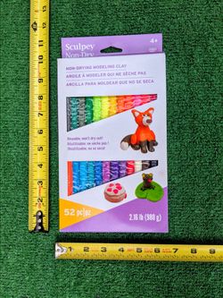 Sculpey Non-Dry Modeling Art Clay 2.16lb 52/Pkg-Assorted-NDC52 NIP