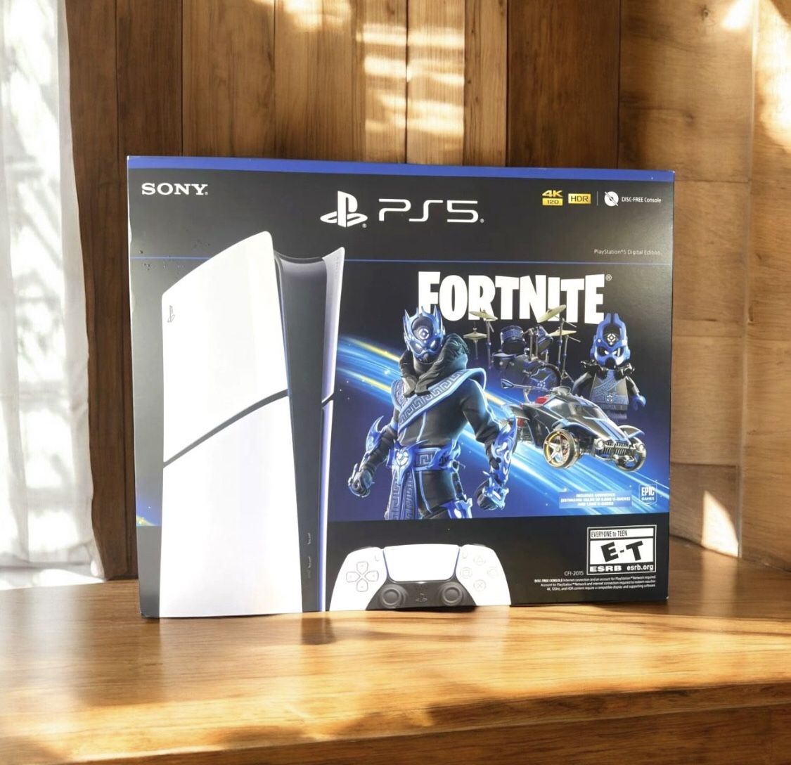 Ps5 2yr warranty PlayStation 5 slim digital version Fortnite