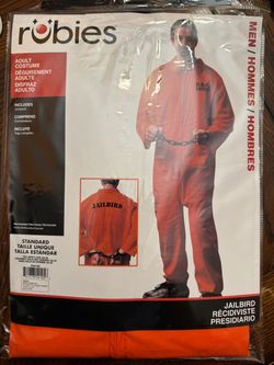 Jailbird costume rubies men's Halloween costume NEW