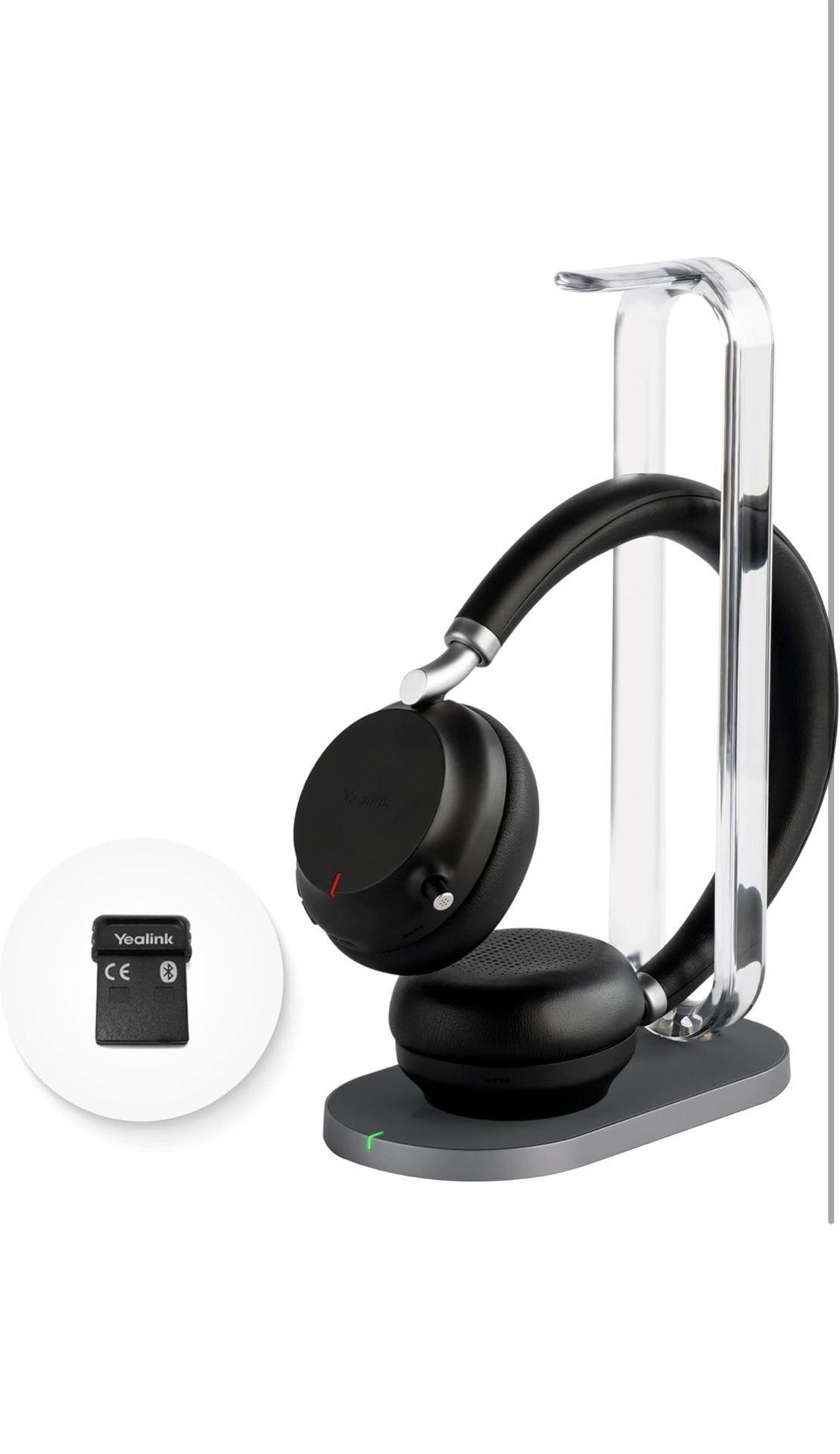 Yealink BH72 Bluetooth Headset with Microphone - Teams Zoom Certified - Noise Canceling Mic, Stereo Sound, Retractable Boom Arm, 35H Talk Time
