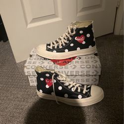 Comme De Garcos Size 10 With Box Never Worn 