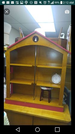 Shelf house bookcase display 12"W x 40"L x 51"H