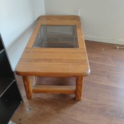 Solid Oak Coffee Table 