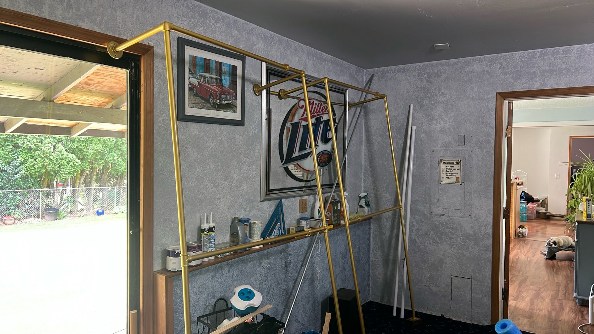 Gold Closet Racks