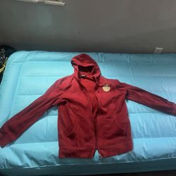 Burgundy True Religion Jacket