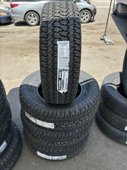 4 Tires 265/70/17 Fuzion At Installed And Balanced 
