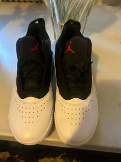 Air Jordan Low-Top Sneakers White Black Red