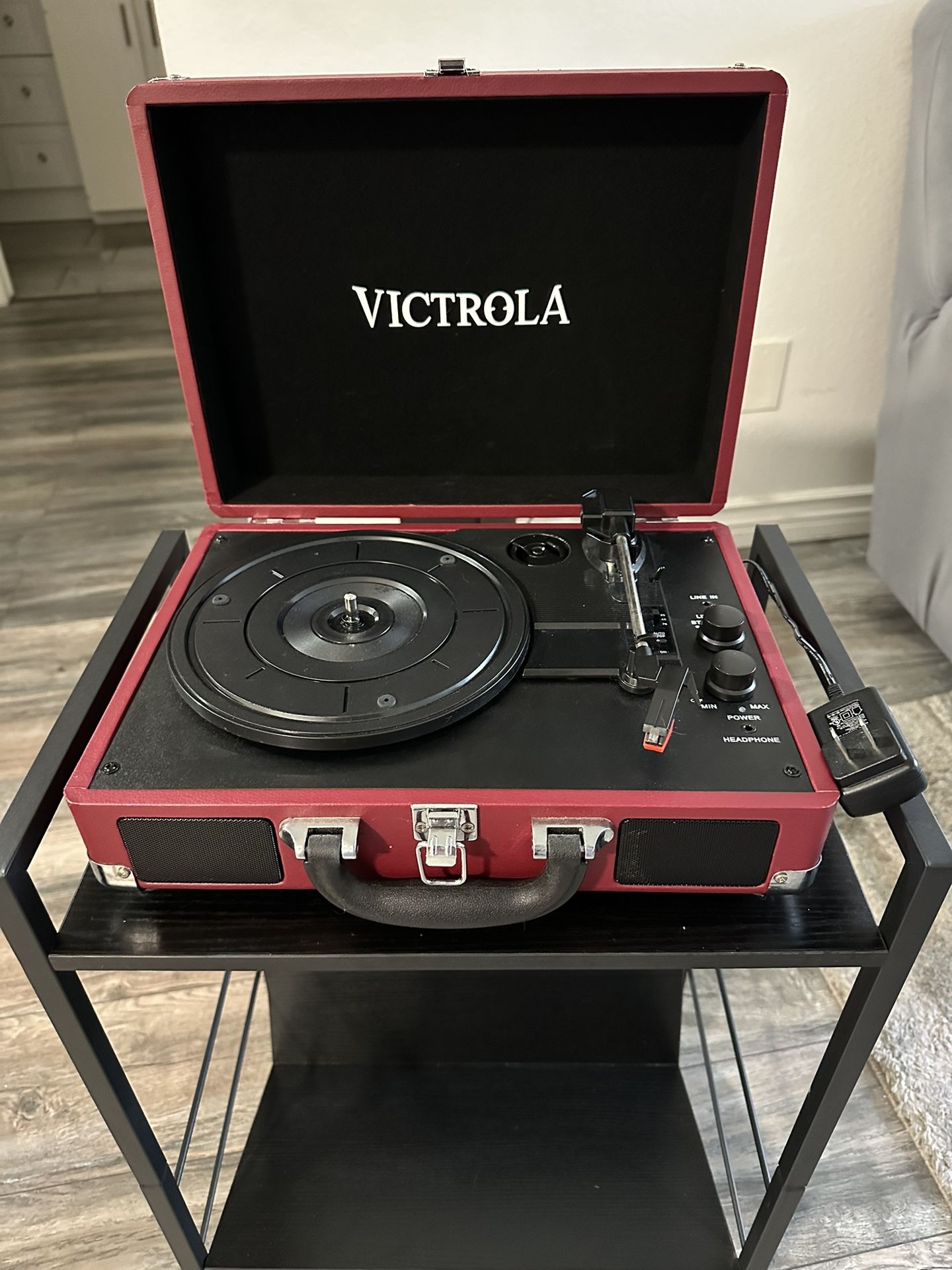 Victrola Red Record Player