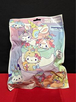 🦄Sanrio Hello Kitty and Friends Unicorn Hangers mystery pack containing one randomly selected flocked figure.  (Authentic) (Sealed)