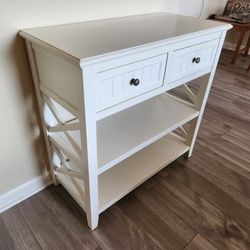 Pier 1 imports Entryway Console Storage Drawers Shelf