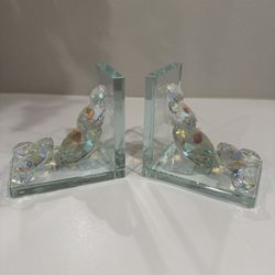 Crystal Bookends 
