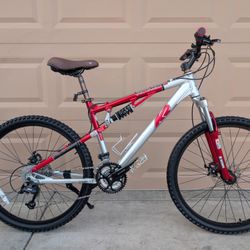 26"x2.0. K2 ATTACK MENS MOUNTAIN BIKE. (M) FULL SUSPENSIÓN ALUMINUM LIKE NEW WITH UPGRADES & FRESHLY TUNE UP.👌🏼