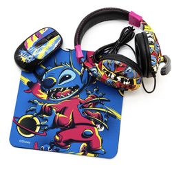 Stitch Headsets, Wireless Mouse And mouse pad Tech Bundle