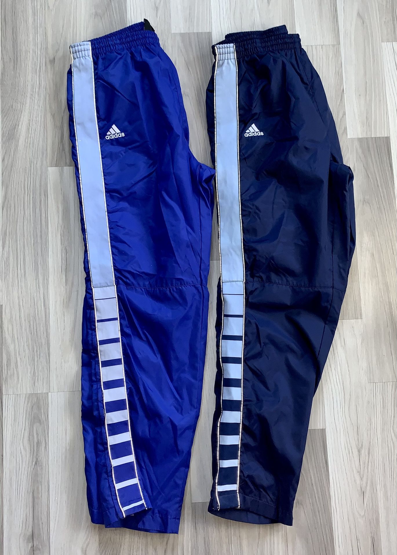 Vintage Adidas Men’s Windbreaker Track Pants Lot Of 2 Both Medium. Both Great Condition, See All Pics