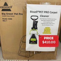BISSELL ProHeat 2X Revolution Pet Pro Carpet Cleaner — Model 3288 Price: $410 OBO