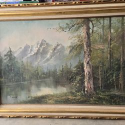 Original Oil, Framed