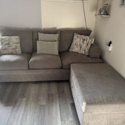 Sofa with ottoman 