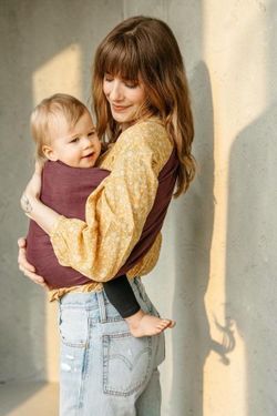 Wildbird 100% linen sling baby/infant carrier 74"
