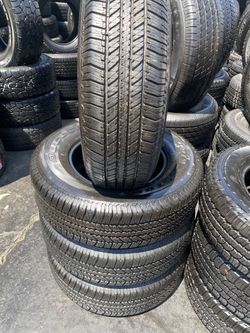 SET BRIDGESTONE DULER 265/70/17 SEMI NEW 300 PRICE INCLUDE PROFESSIONAL INSTALLATION AND TAX
